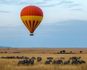 Balloon safari in Masai Mara